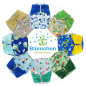 Preview: Blümchen Multipaket All-in-One Bambus Windel (3,5-15kg)